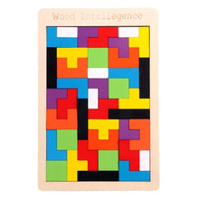 Load image into Gallery viewer, Puzzles Magic Tangram children wooden educational Game lol Hobby child Jigsaw Tetris Cubes Puzzles kids toy children boys girls