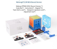 Load image into Gallery viewer, High Quality MoYu Weilong GTS V2 M Magnetic 3x3x3 Magic Cube Professional WCA GTS2 M 3x3 Speed Cube magico cubo Educational Toy
