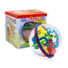 Load image into Gallery viewer, 100 Step 3D puzzle Ball Magic Intellect Ball Labyrinth Sphere Globe Toys Challenging Barriers Game Brain Tester Balance Training