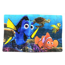 Load image into Gallery viewer, Disney Toy Story Racing mobilization Disney 60 Pieces Of Small Coins Puzzle Children Wooden Puzzle Children Education Toy Baby