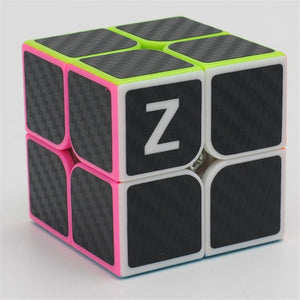ZCUBE  7 kinds Carbon Fiber Sticker Speed Magic Cubes Puzzle Toy Children Kids Gift Toy Youth Adult Instruction