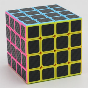ZCUBE  7 kinds Carbon Fiber Sticker Speed Magic Cubes Puzzle Toy Children Kids Gift Toy Youth Adult Instruction