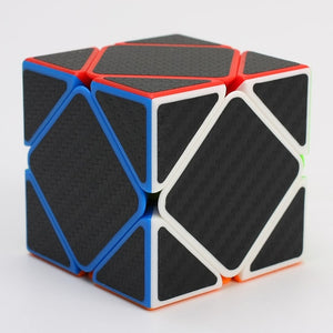 ZCUBE  7 kinds Carbon Fiber Sticker Speed Magic Cubes Puzzle Toy Children Kids Gift Toy Youth Adult Instruction